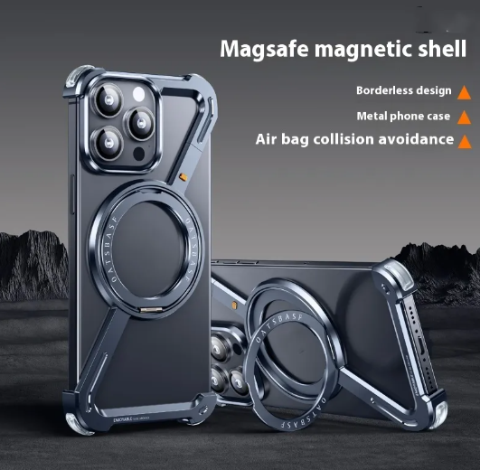 Metal Magnetic iPhone Case – Hollow Heat Dissipation