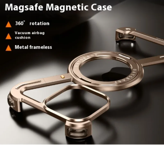Metal Magnetic iPhone Case – Hollow Heat Dissipation