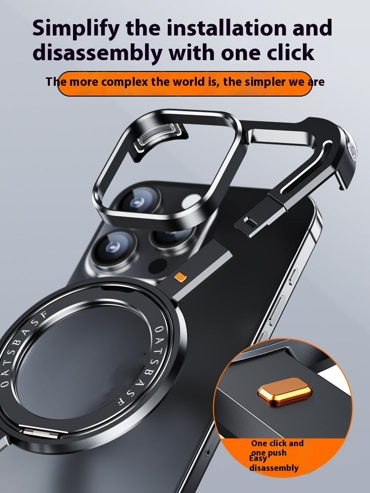 Metal Magnetic iPhone Case – Hollow Heat Dissipation