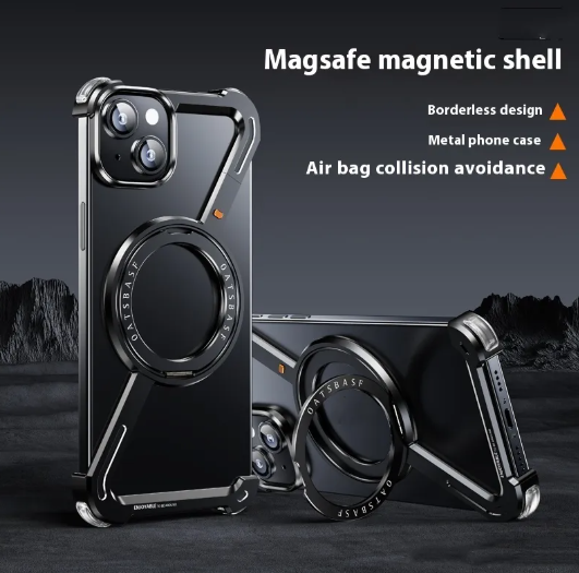 Metal Magnetic iPhone Case – Hollow Heat Dissipation