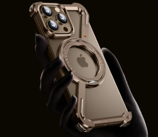 Metal Magnetic iPhone Case – Hollow Heat Dissipation