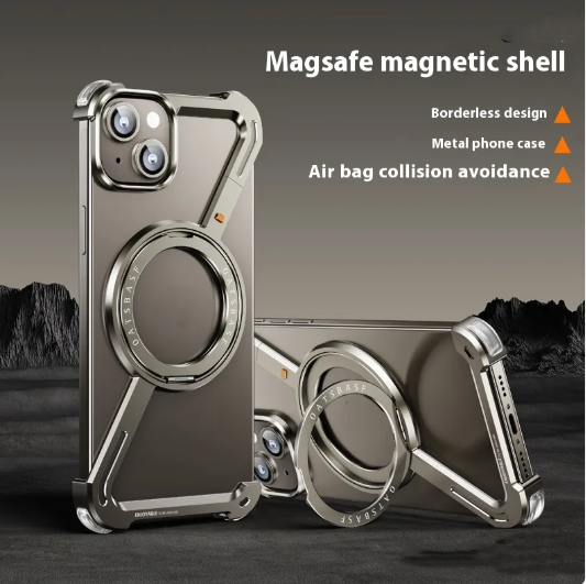 Metal Magnetic iPhone Case – Hollow Heat Dissipation