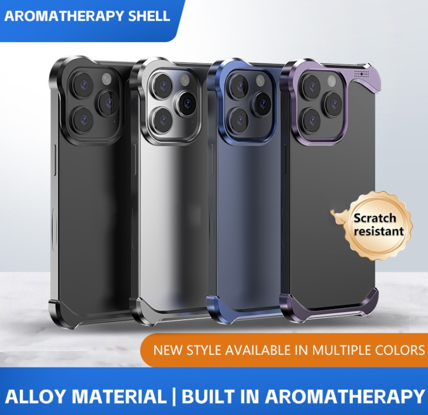 Aromatherapy Frameless Metal iPhone Case